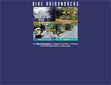 Tablet Screenshot of bikeadirondacks.org